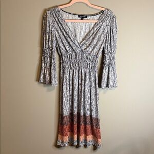 Max Edition Patterned Dress‎ Medium Midi